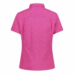 Damen-Kurzarm-shirt mit floralem Muster