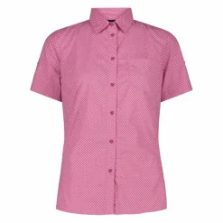 Damen-Kurzarm-shirt mit floralem Muster