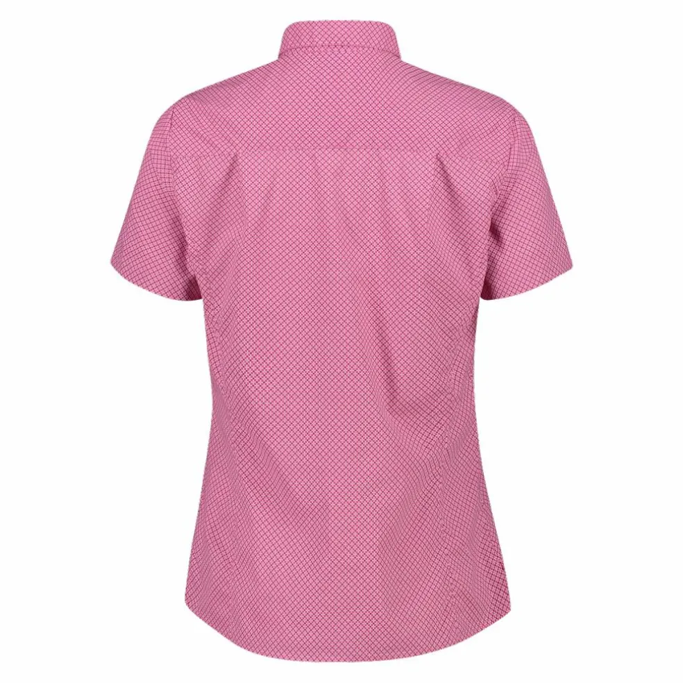 Damen-Kurzarm-shirt mit floralem Muster