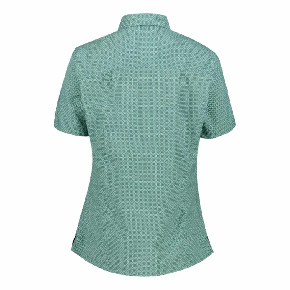 Damen-Kurzarm-shirt mit floralem Muster