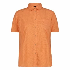 Damen-Kurzarm-shirt mit floralem Muster