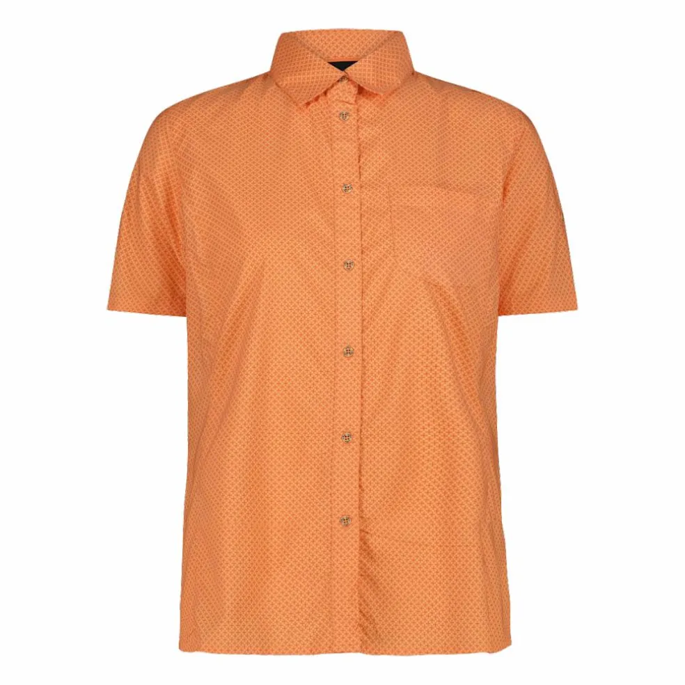 Damen-Kurzarm-shirt mit floralem Muster