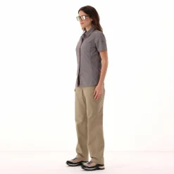 Damen-Kurzarm-shirt mit floralem Muster