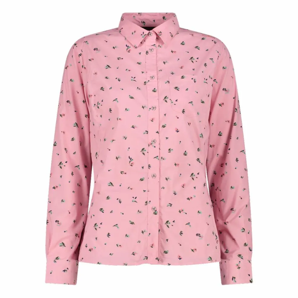 Damen-Langarm-shirt mit floralem Muster
