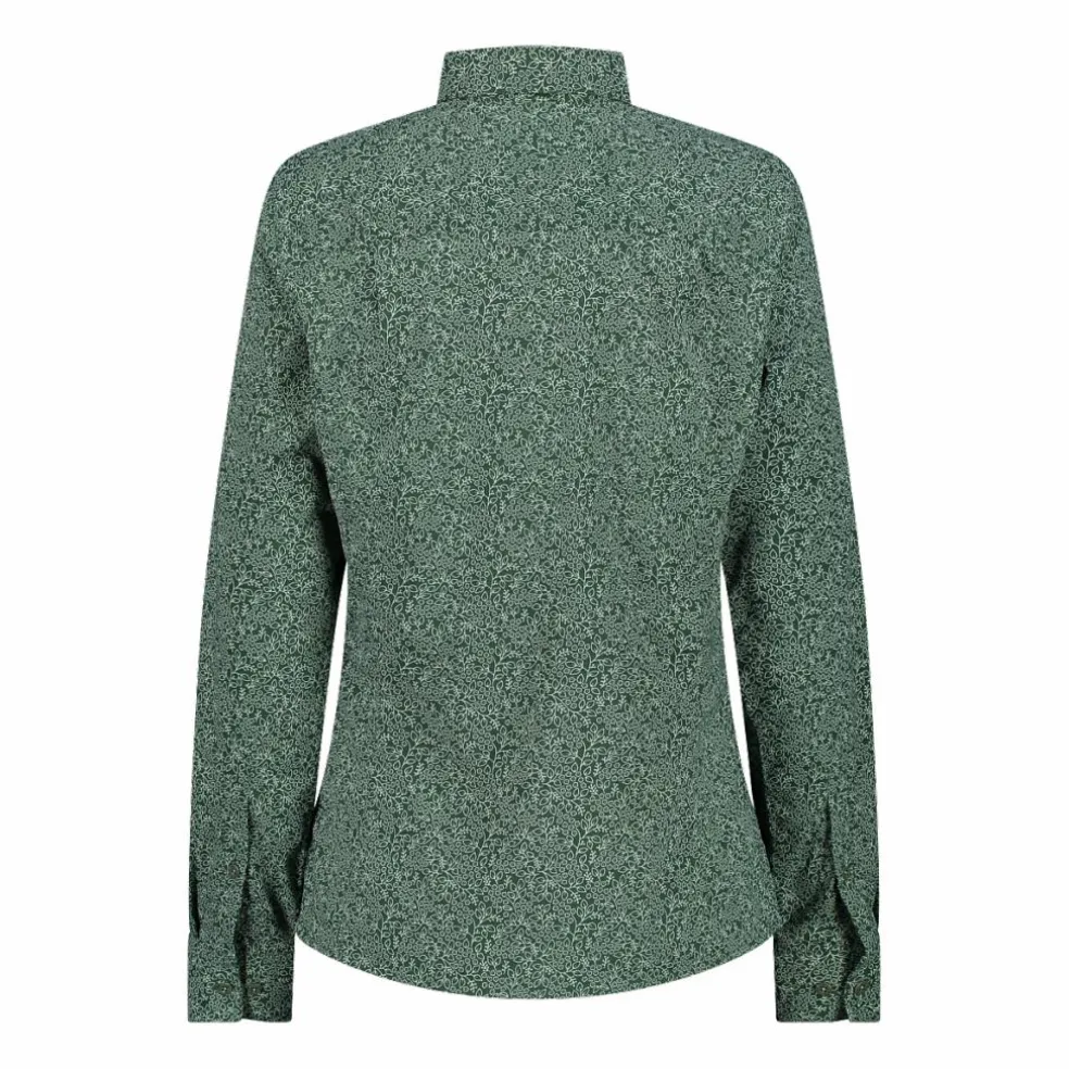 Damen-Langarm-shirt mit floralem Muster
