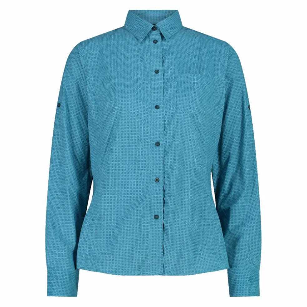 Damen-Langarm-shirt mit floralem Muster