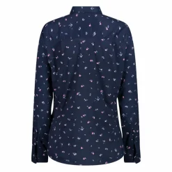 Damen-Langarm-shirt mit floralem Muster