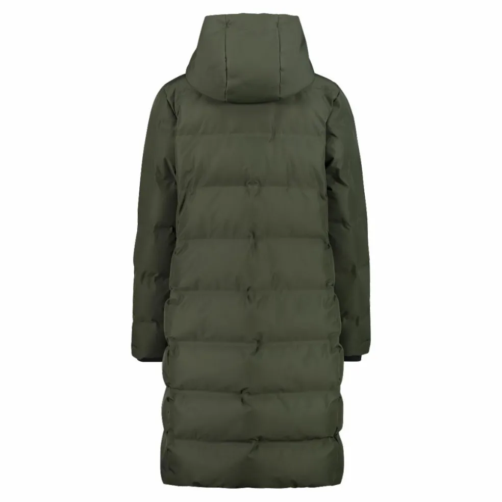 Damenmantel mit fester Kapuze