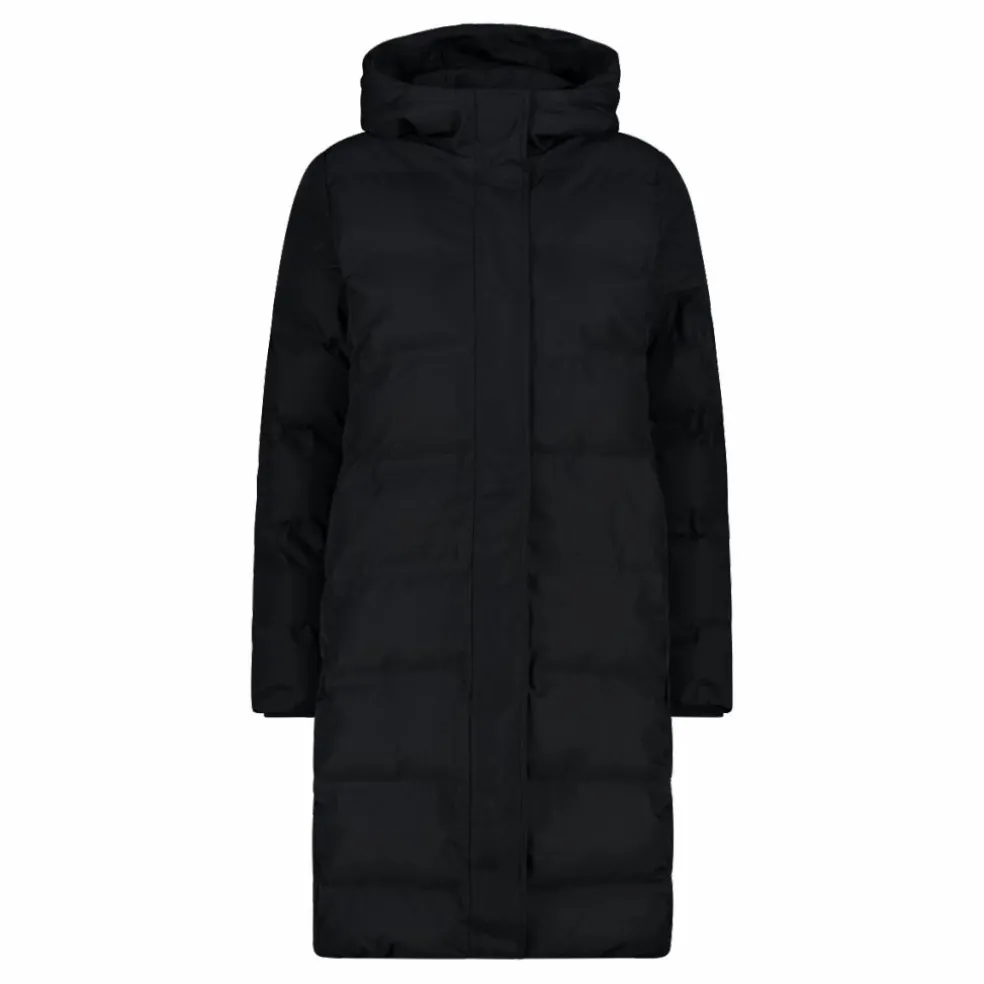 Damenmantel mit fester Kapuze