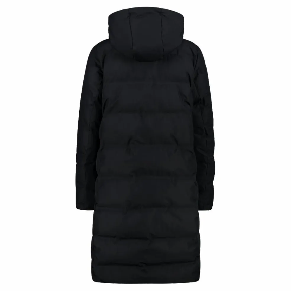 Damenmantel mit fester Kapuze