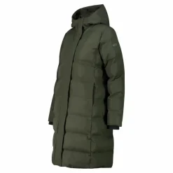 Damenmantel mit fester Kapuze