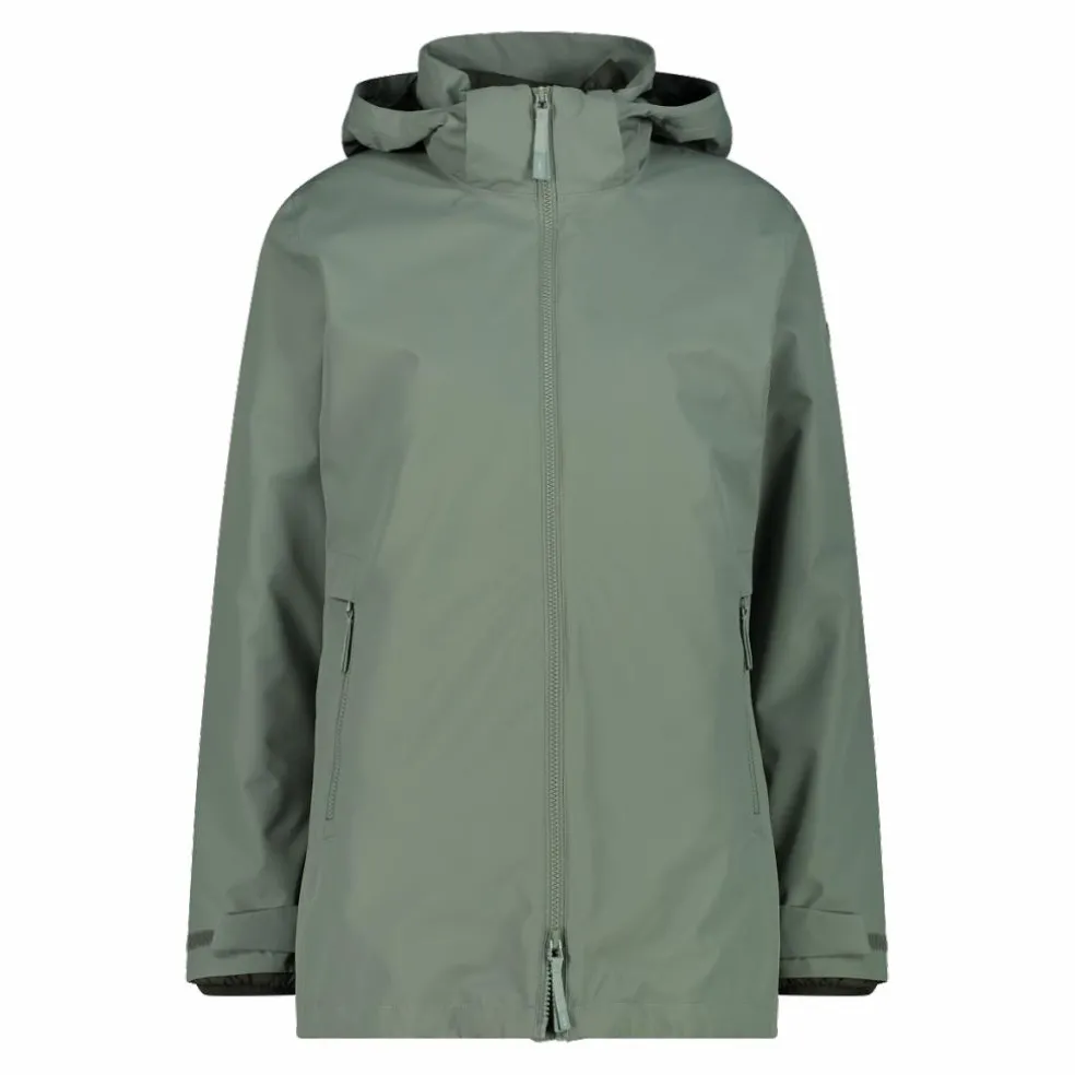 Damenmantel mit Kapuze und abnehmbarem Innenfutter