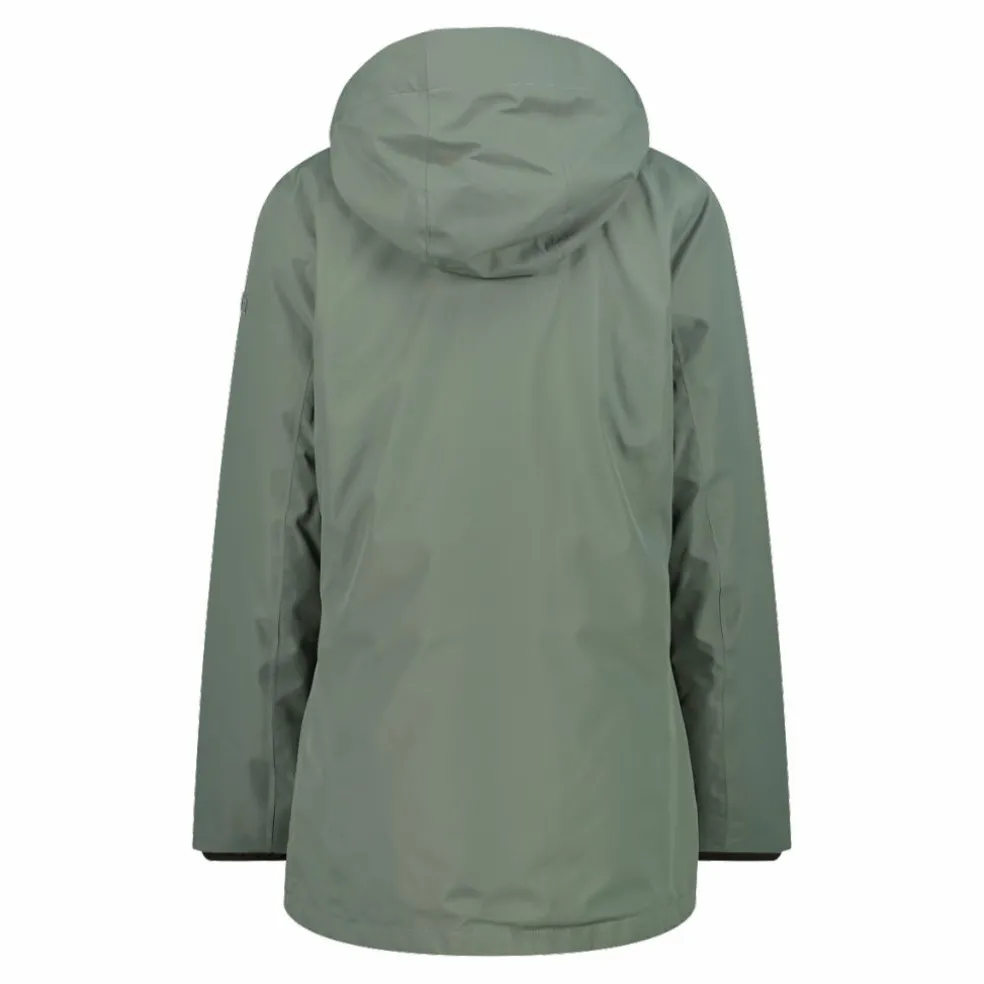 Damenmantel mit Kapuze und abnehmbarem Innenfutter