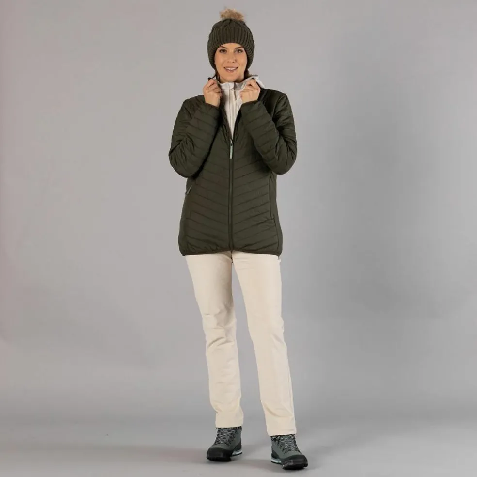 Damenmantel mit Kapuze und abnehmbarem Innenfutter