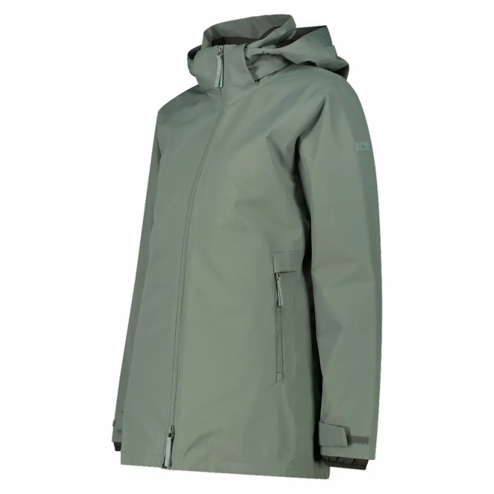 Damenmantel mit Kapuze und abnehmbarem Innenfutter