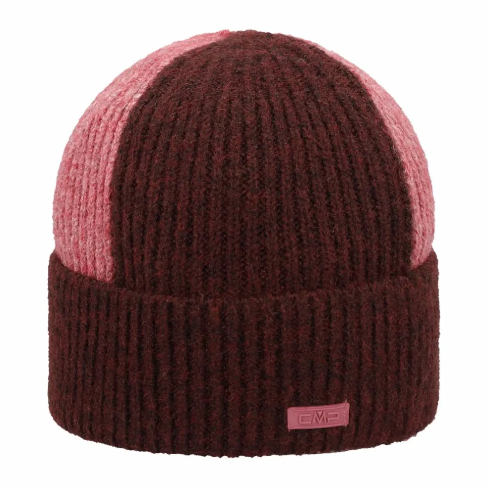 Damenmütze aus Rippstrick