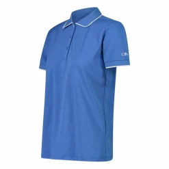 Damen-Poloshirt aus Stretch-Piqué