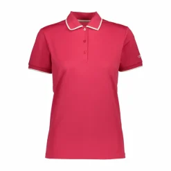 Damen-Poloshirt aus Stretch-Piqué