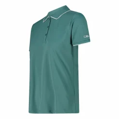 Damen-Poloshirt aus Stretch-Piqué