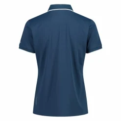 Damen-Poloshirt aus Stretch-Piqué