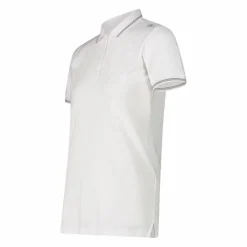 Damen-Poloshirt in Melange-Stretch-Gewebe