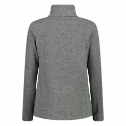 Damenpullover mit Rollkragen aus meliertem Jersey