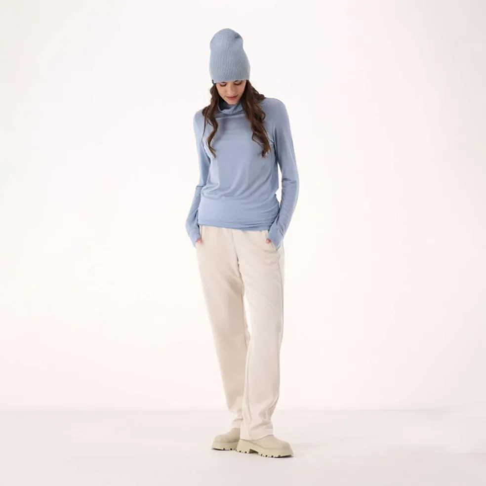 Damenpullover mit Rollkragen aus Light Tencel Merino