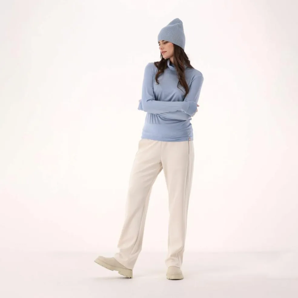 Damenpullover mit Rollkragen aus Light Tencel Merino