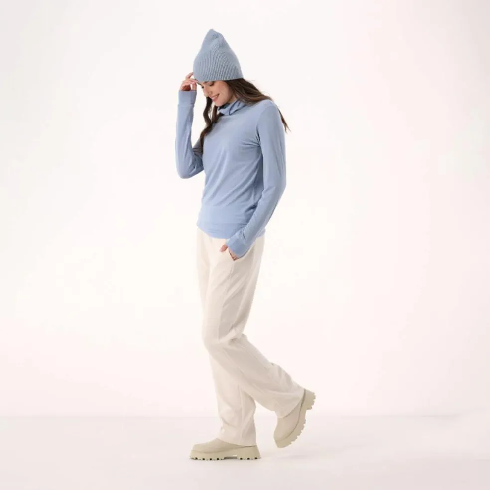 Damenpullover mit Rollkragen aus Light Tencel Merino