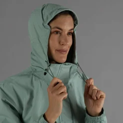 Damen-Regenjacke mit abnehmbarer Kapuze