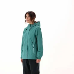 Damen-Regenjacke mit abnehmbarer Kapuze
