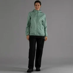Damen-Ripstopjacke Packable Microcheck