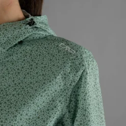 Damen-Ripstopjacke Packable Microcheck