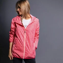 Damen-Ripstopjacke Packable Microcheck