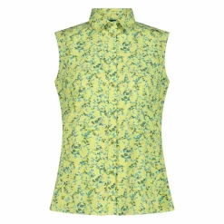 Damen-Ärmelloses Shirt mit floralem Muster