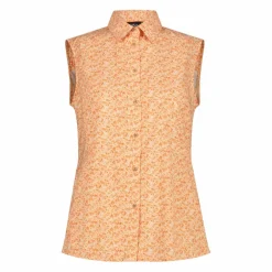 Damen-Ärmelloses Shirt mit floralem Muster