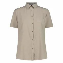 Damen-Shirt aus Baumwollmischung mit kurzen Ärmeln