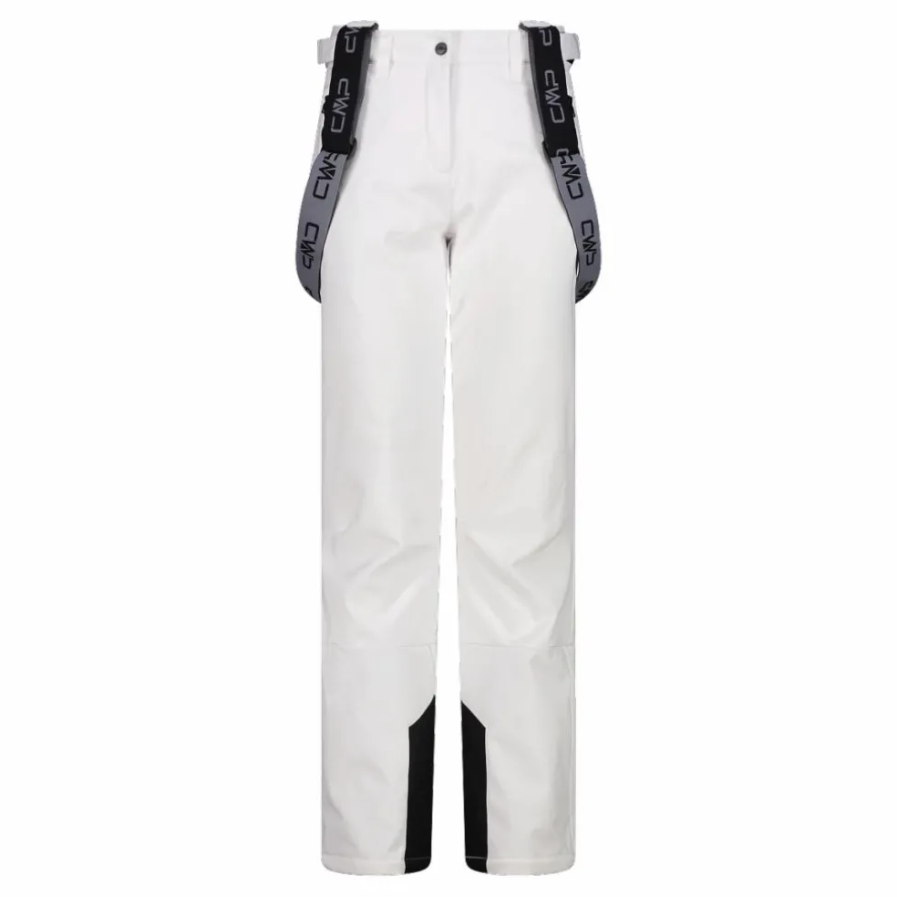 Damen-Skihose mit Trägern aus Softshell