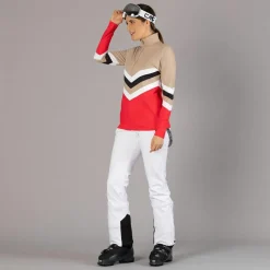 Damen-Skihose mit Trägern aus Softshell