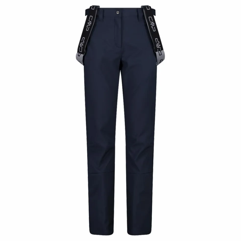 Damen-Skihose mit Trägern aus Softshell