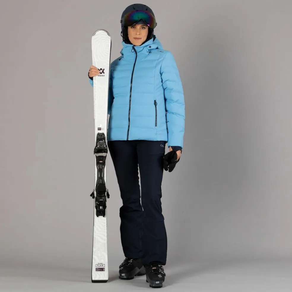 Damen-Skihose mit Trägern aus Softshell