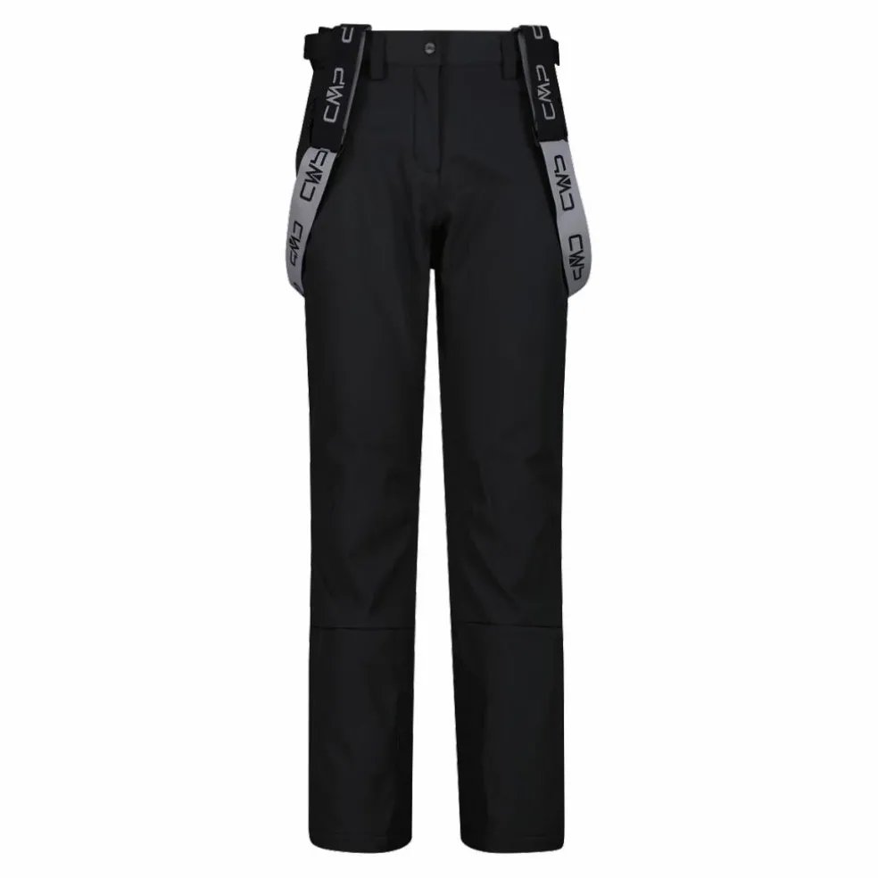 Damen-Skihose mit Trägern aus Softshell