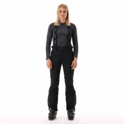 Damen-Skihose mit Trägern aus Softshell