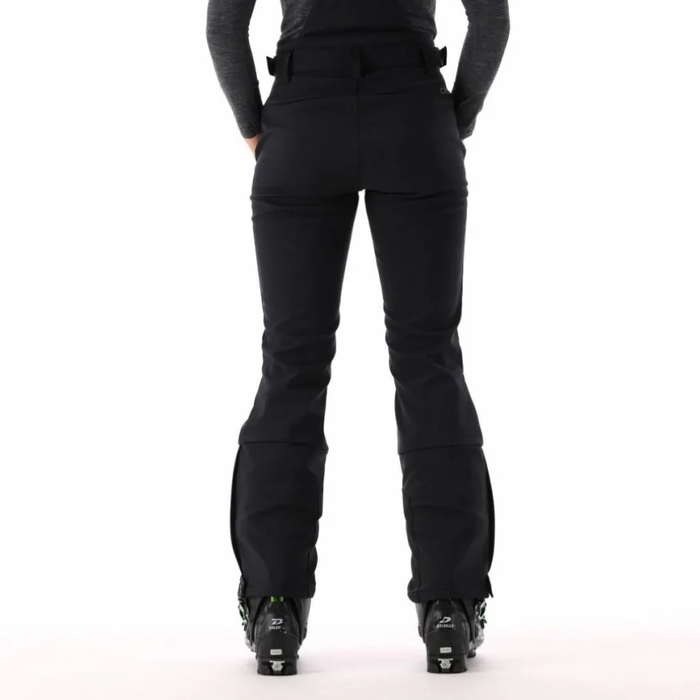 Damen-Skihose mit Trägern aus Softshell