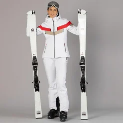 Damen-Skihose mit Trägern aus Softshell