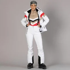 Damen-Skihose mit Trägern aus Softshell