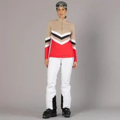 Damen-Skihose mit Trägern aus Softshell