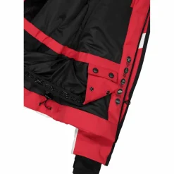 Damen-Skijacke aus Twill mit abnehmbarer Kapuze