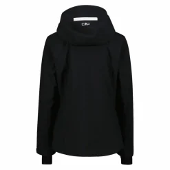 Damen-Skijacke aus 4-Way-Stretchgewebe mit abnehmbarer Kapuze