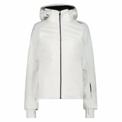 Damen-Skijacke mit diagonalen Steppnähten